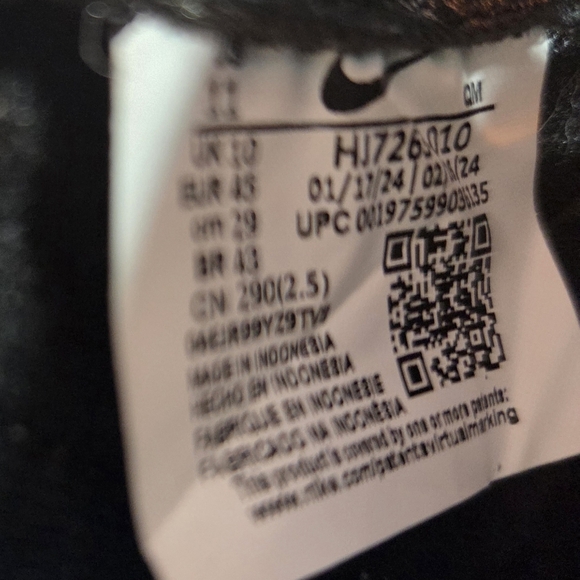 Nike Killshot 2 Leather Phantom Black Sneakers Trainers, Size 11 - Picture 8 of 8